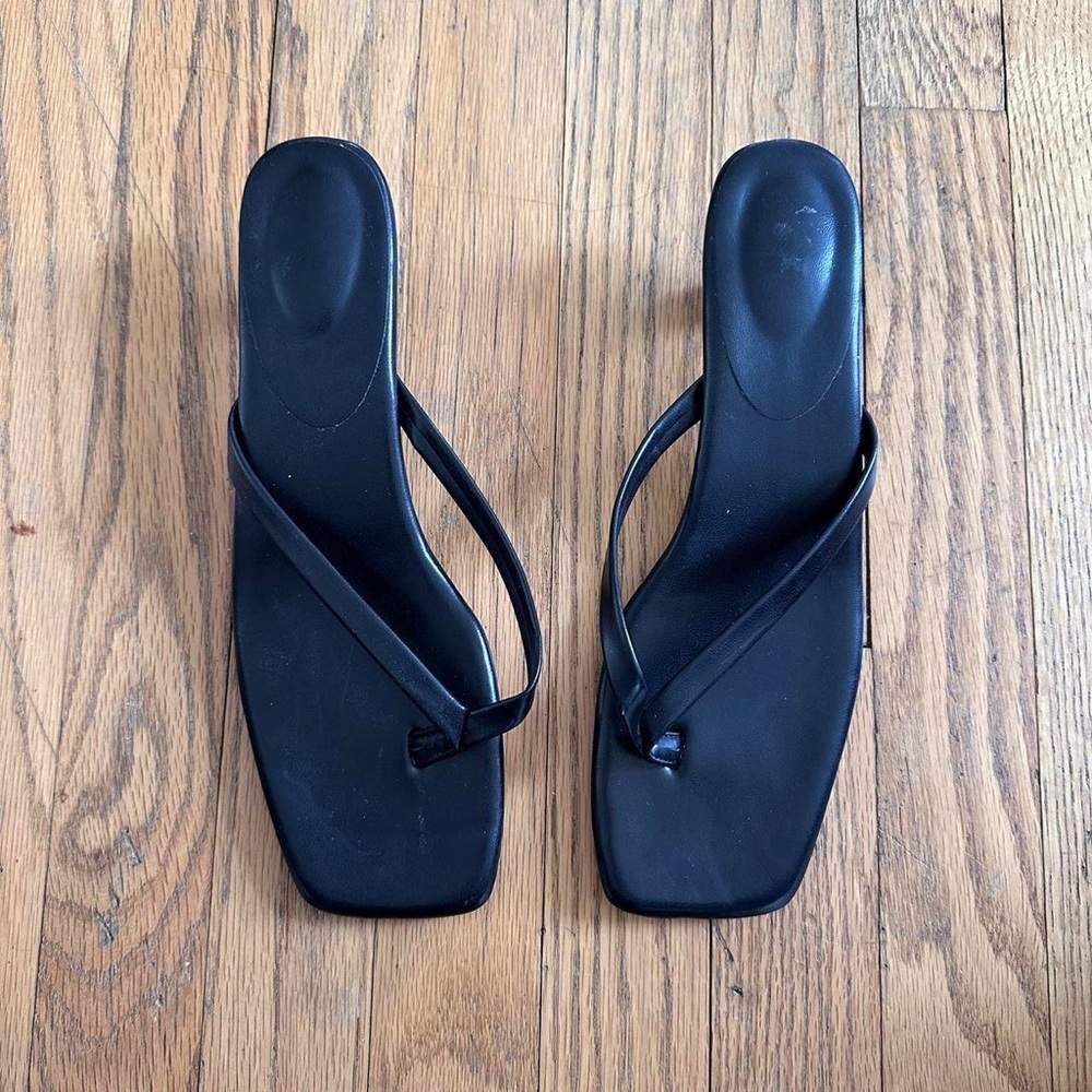 JW Pei Women's Black Sandals